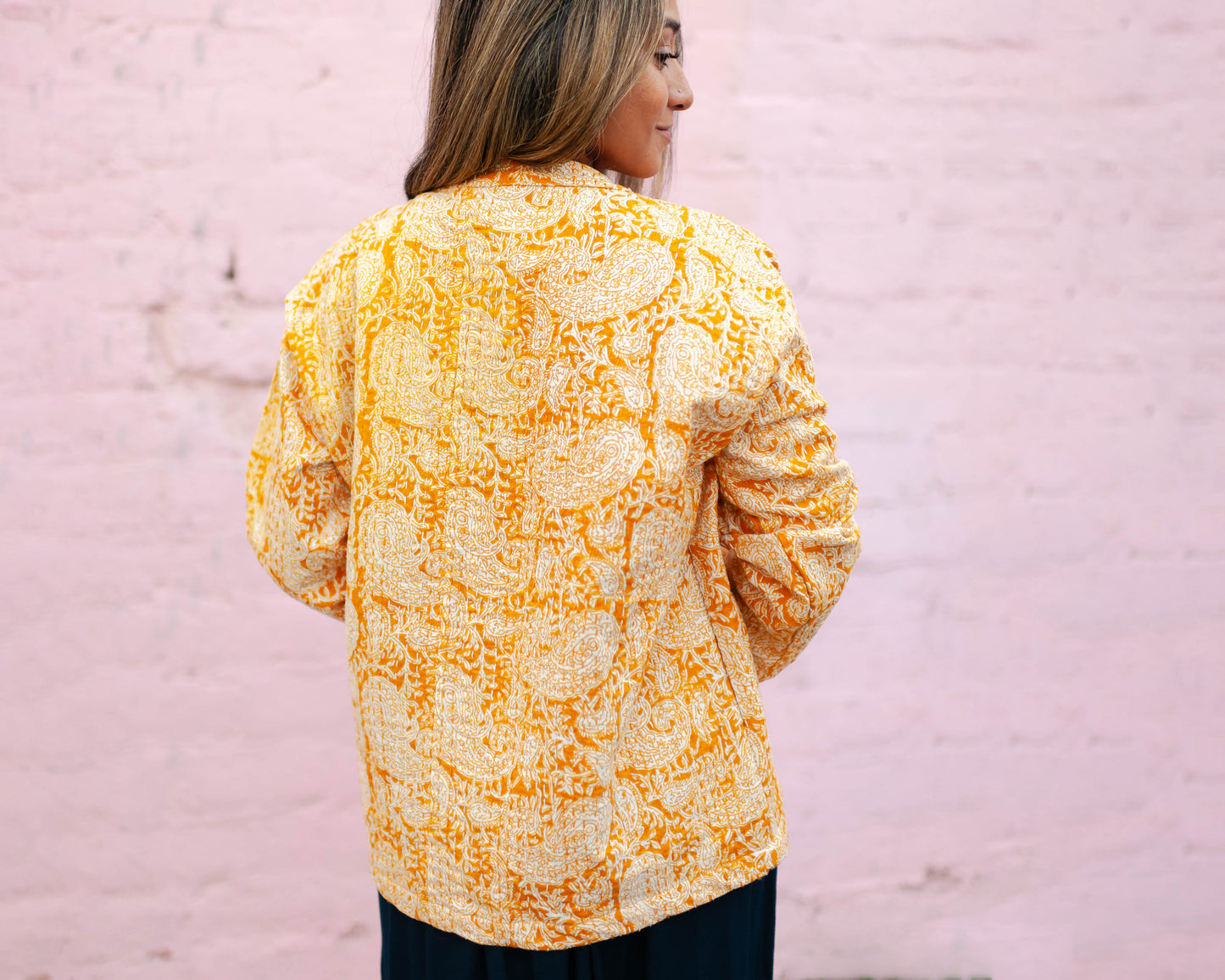 Tender Yellow Embroidered Jacket