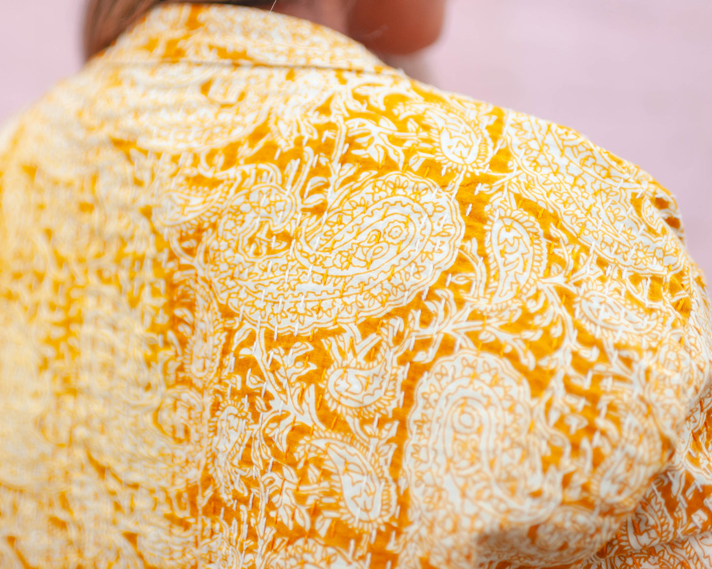 Tender Yellow Embroidered Jacket