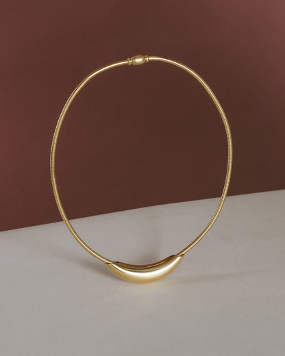 Luxe 18K Gold Plated Choker Necklace