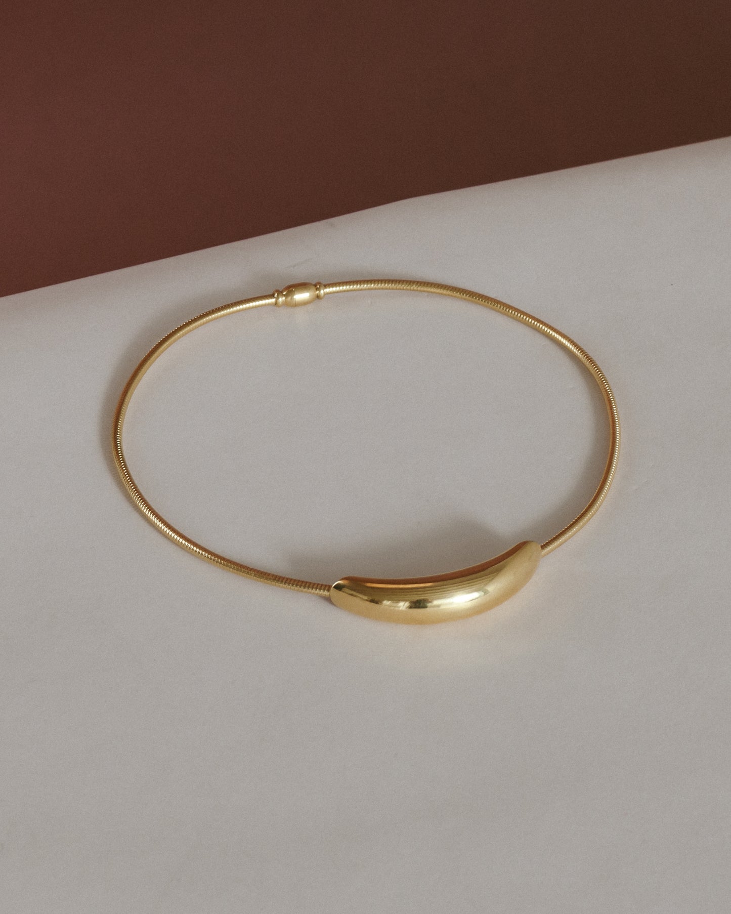 Luxe 18K Gold Plated Choker Necklace