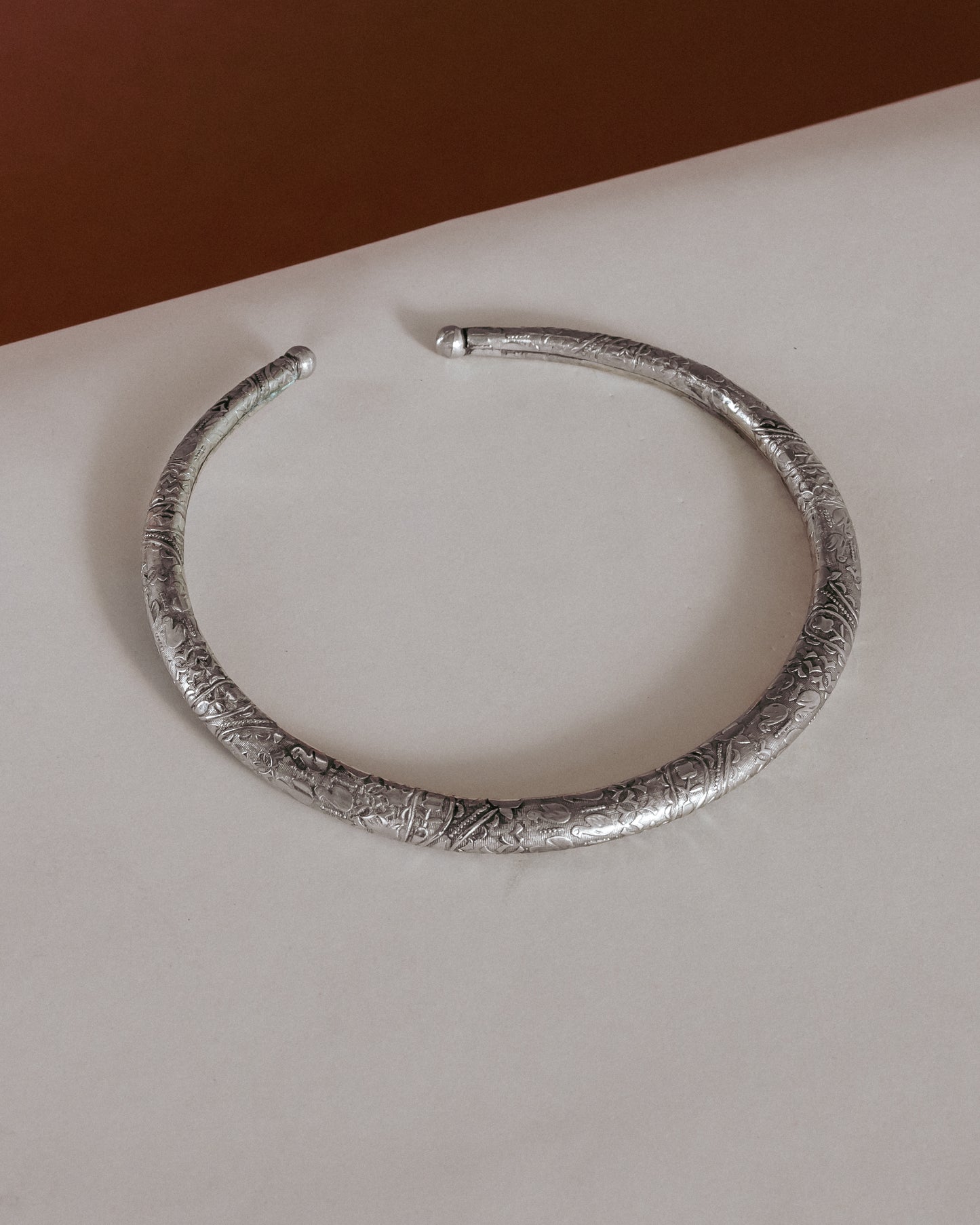 Antique Textured Hasli Choker