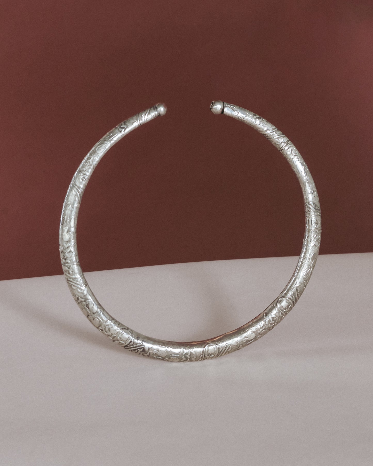 Antique Textured Hasli Choker