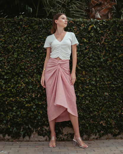 Dobbi Woven Multi-Way Wrap Skirt